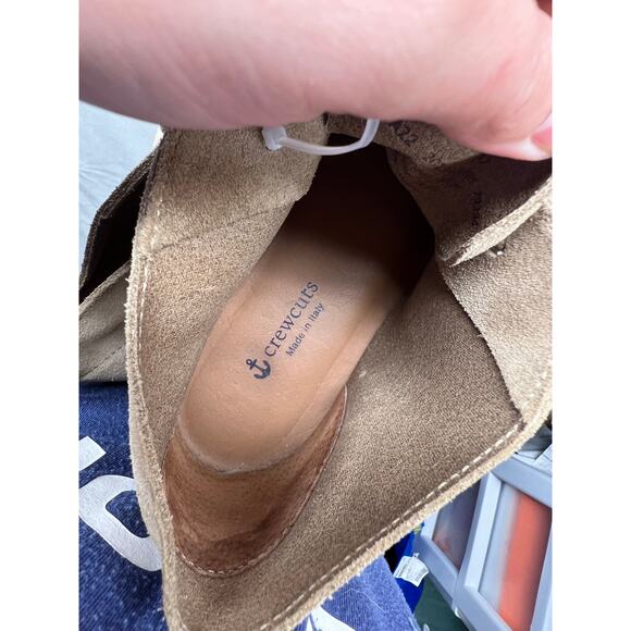 J Crew Crewcuts leather suede boots ' 1990 MacAlister in camel: Big Kid size K5 - Picture 7 of 12